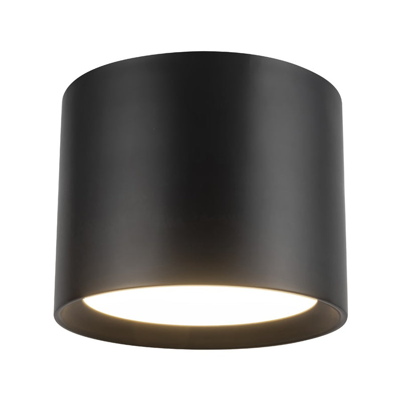Kuzco Uma 9" Blk Dim LED Semi-Flush Mount, Blk - SF0703209BK