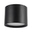 Kuzco Uma 9" Black Dimmable LED Semi-Flush Mount, Black