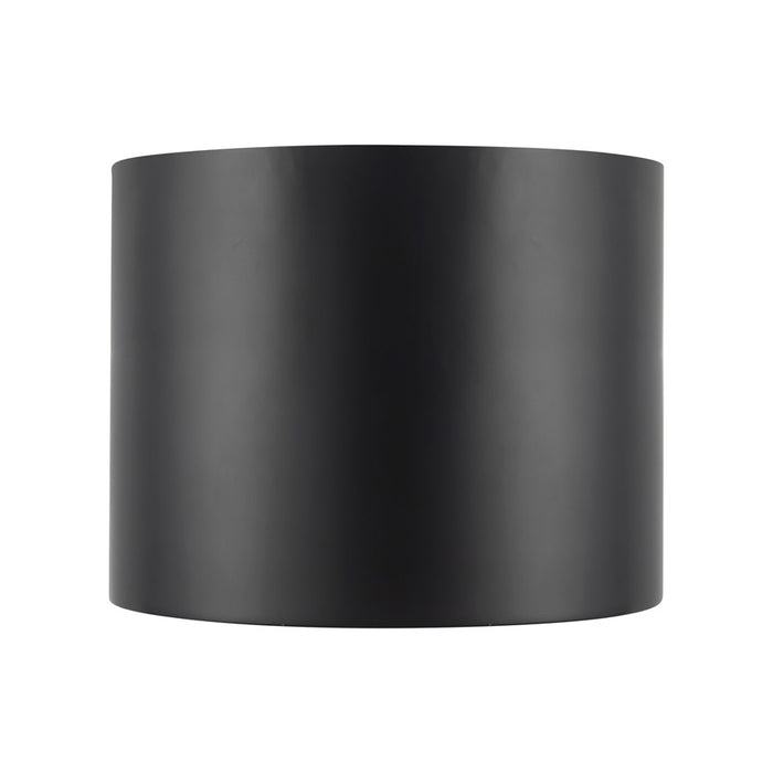 Kuzco Uma 9" Black Dimmable LED Semi-Flush Mount, Black