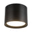 Kuzco Uma 9" Black Dimmable LED Semi-Flush Mount, Black