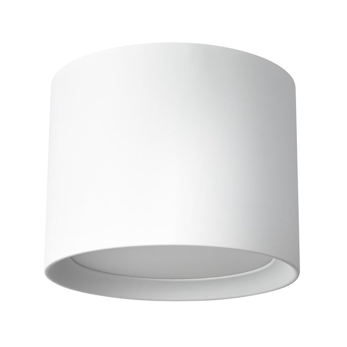 Kuzco Uma 9" Wht Dimmable LED Semi-Flush Mount, White