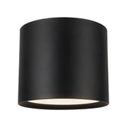 Kuzco Uma 12" Blk Dim LED Semi-Flush Mount, Blk - SF0703212BK