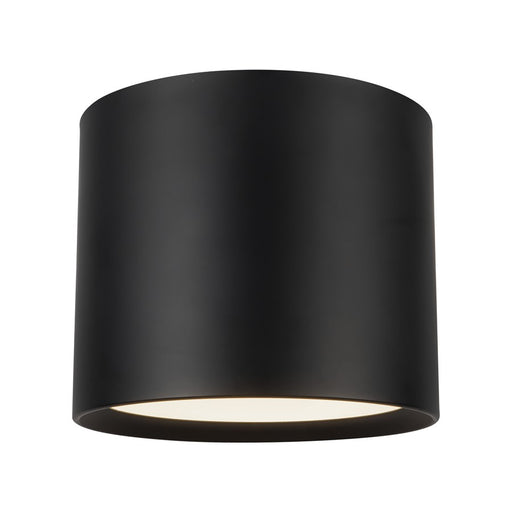 Kuzco Uma 12" Blk Dim LED Semi-Flush Mount, Blk - SF0703212BK