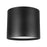 Kuzco Uma 12" Black Dimmable LED Semi-Flush Mount, Black