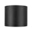 Kuzco Uma 12" Black Dimmable LED Semi-Flush Mount, Black