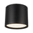 Kuzco Uma 12" Black Dimmable LED Semi-Flush Mount, Black