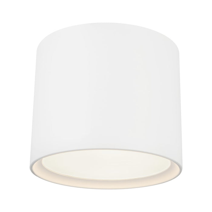 Kuzco Uma 12" Wht Dimmable LED Semi-Flush Mount, White