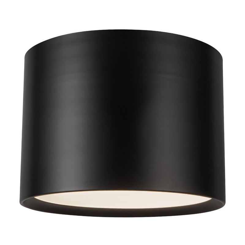 Kuzco Uma 15" Blk Dim LED Semi-Flush Mount, Blk - SF0703215BK