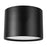 Kuzco Uma 15" Black Dimmable LED Semi-Flush Mount, Black