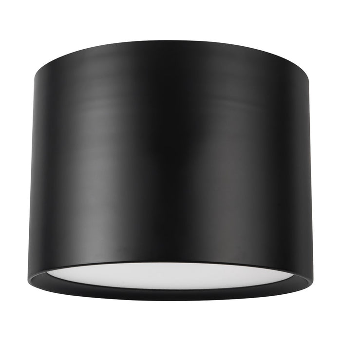 Kuzco Uma 15" Black Dimmable LED Semi-Flush Mount, Black