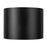 Kuzco Uma 15" Black Dimmable LED Semi-Flush Mount, Black