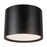 Kuzco Uma 15" Black Dimmable LED Semi-Flush Mount, Black