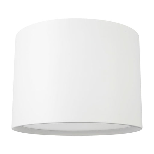 Kuzco Uma 15" Wht Dimmable LED Semi-Flush Mount, White