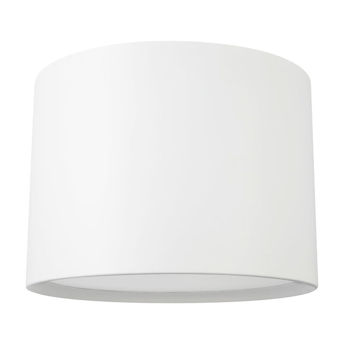 Kuzco Uma 15" Wht Dimmable LED Semi-Flush Mount, White