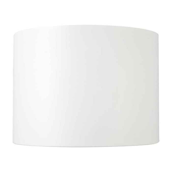 Kuzco Uma 15" Wht Dimmable LED Semi-Flush Mount, White