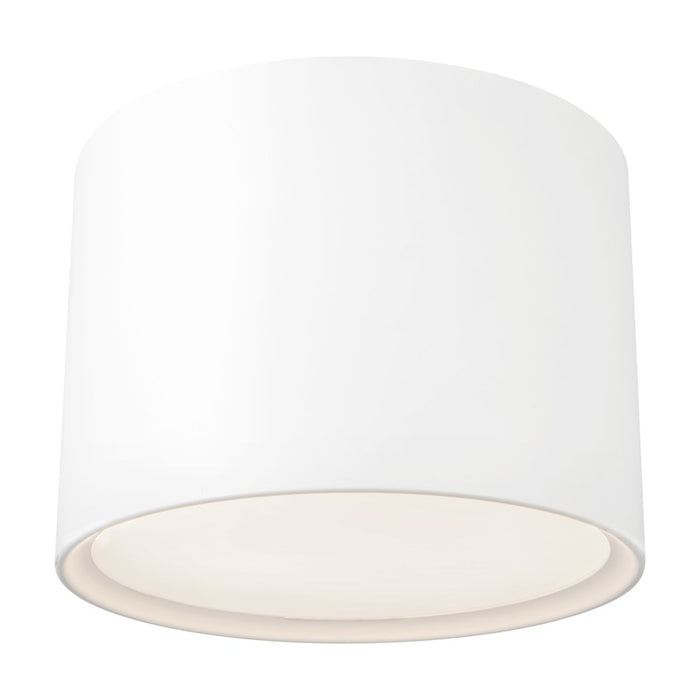 Kuzco Uma 15" Wht Dimmable LED Semi-Flush Mount, White
