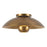 Kuzco Umbra 14" Brass Semi-Flush Mount, Vintage Brass - SF11914-VB