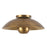 Kuzco Umbra 14" Brass Semi-Flush Mount, Vintage Brass