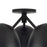 Kuzco Fosso 17" Black Semi-Flush Mount, Black