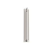 Kuzco Mondrian 29in LED Semi-Flush Mount | Modern Brushed Nickel and Frost Acrylic | Living Room & Bedroom | 29.62 x 3.25 x 5.12 in | Model SF16230-BN