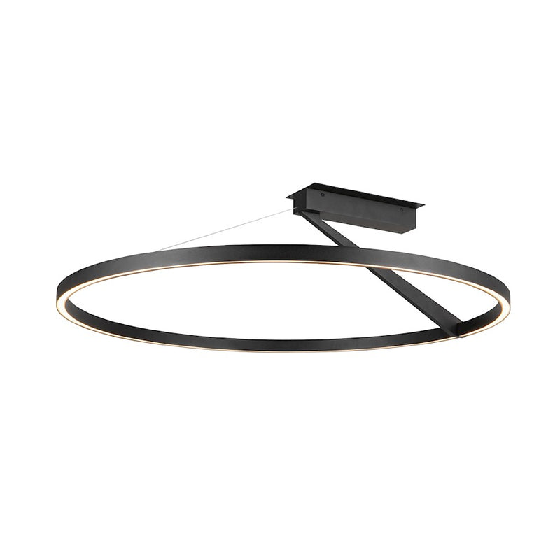 Kuzco Roda 31" Semi-Flush Mount, Black - SF27731-BK-3WCCT-UNV