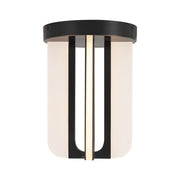 Kuzco Anders 8" Blk Dim LED Semi-Flush Mount, Urban Brz - SF336508UB