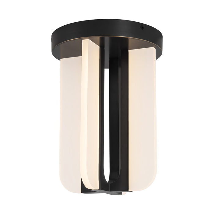 Kuzco Anders 8" Black Dimmable LED Semi-Flush Mount, Urban Bronze