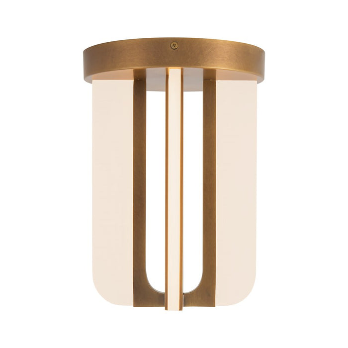 Kuzco Anders 8" Brass Dim LED Semi-Flush Mount, Vintage Brass - SF336508VB