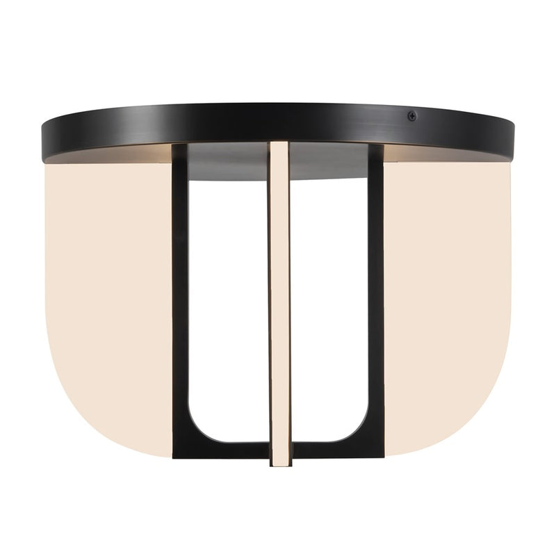 Kuzco Anders 17" Blk Dim LED Semi-Flush Mount, Urban Brz - SF336816UB