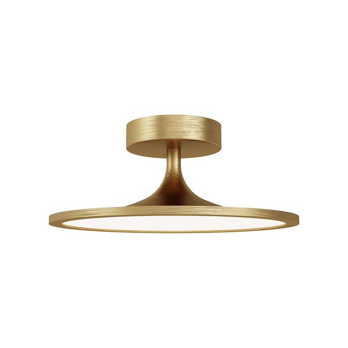 Alora Mood Issa 12" LED Semi-Flush Mount, Brushed Gold - SF418012BG-UNV