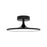 Kuzco Issa 12" LED Semi-Flush Mount, Matte Black - SF418012MB-UNV