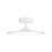 Alora Mood Issa 12" LED Semi-Flush Mount, White - SF418012WH-UNV