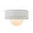 Kuzco Harvey 12" Socket Semi-Flush Mount, Antique White