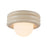 Kuzco Harvey 12" Socket Semi-Flush Mount, Pearl White - SF426012PW