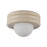 Kuzco Harvey 12" Socket Semi-Flush Mount, Pearl White