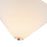 Kuzco Bridgette 16" Socket Semi-Flush Mount, Gold/White Linen