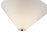 Kuzco Bridgette 16" Socket Semi-Flush Mount, Black/White Linen