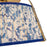 Kuzco Scout 13" Gold Semi-Flush Mount, Brushed Gold/Blue Linen
