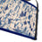 Kuzco Scout 13" Black Semi-Flush Mount, Matte Black/Blue Linen