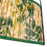 Kuzco Scout 13" Black Semi-Flush Mount, Matte Black/Green Linen