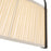 Kuzco Scout 13" Black Semi-Flush Mount, Matte Black/White Linen
