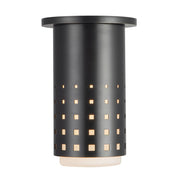 Kuzco Astoria 5" Blk Semi-Flush Mount, Urban Brz - SF70807-UB