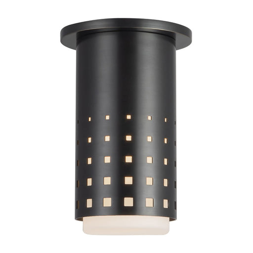 Kuzco Astoria 5" Black Semi-Flush Mount, Urban Bronze