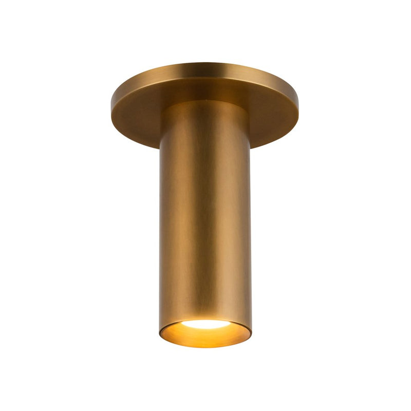Kuzco Mason 6" LED Semi-Flush Mount, Vintage Brass - SF90406-VB-UNV