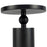 Kuzco Mason 5" Black Dimmable LED Semi-Flush Mount, Urban Bronze