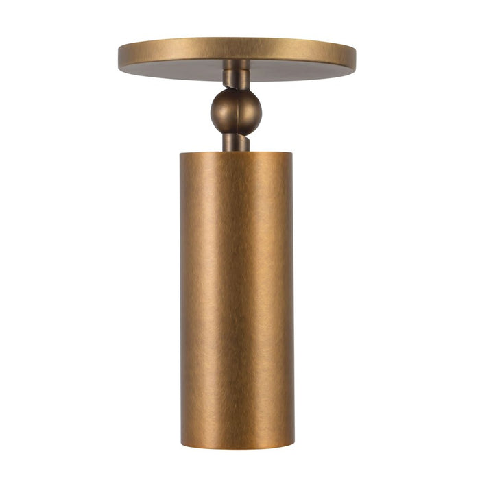 Kuzco Mason 5" Brass Dim LED Semi-Flush Mount, Vintage Brass - SF90477-VB