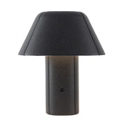 Kuzco Folio 10" Blk Dim LED Table Lamp, Brown Vegan Leather - TL21509-BVL
