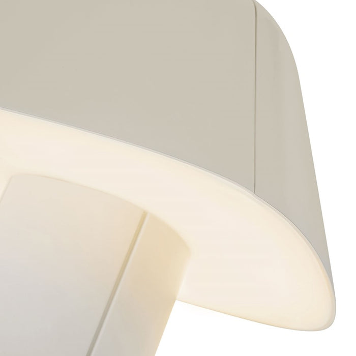 Kuzco Folio 10" Wht Dimmable LED Table Lamp, Pearl White