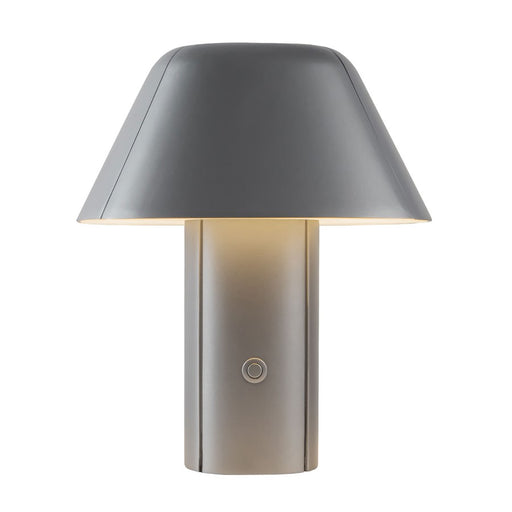 Kuzco Folio 10" Silver Dimmable LED Table Lamp, Space Gray