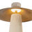 Kuzco Hagen 12" Brass Dimmable LED Table Lamp, Vintage Brass